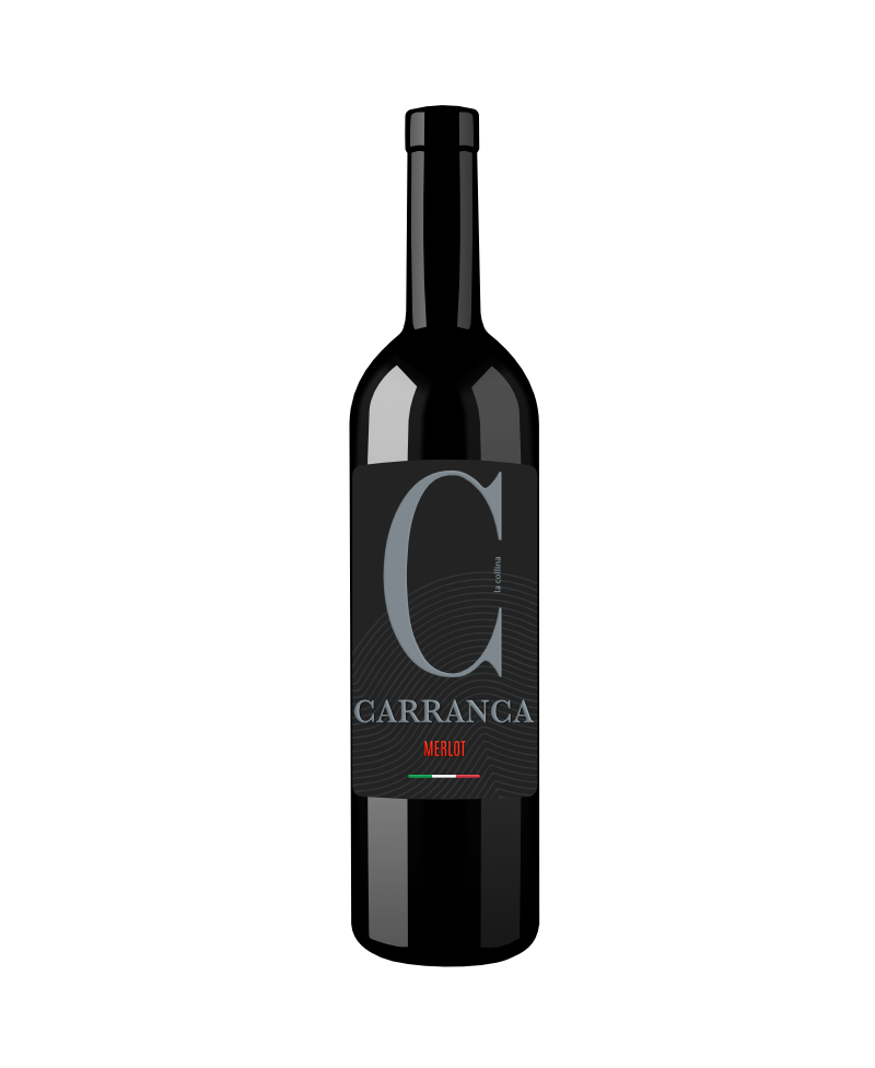 Carranca Red Wine - Merlot - La Collina Winery from Brisighella, Emilia-Romagna region in Italy - Online Wine Shop