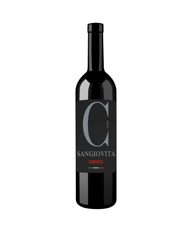 Sangiovita Red Wine - Sangiovese - La Collina Winery from Brisighella, Emilia-Romagna region in Italy - Online Wine Shop