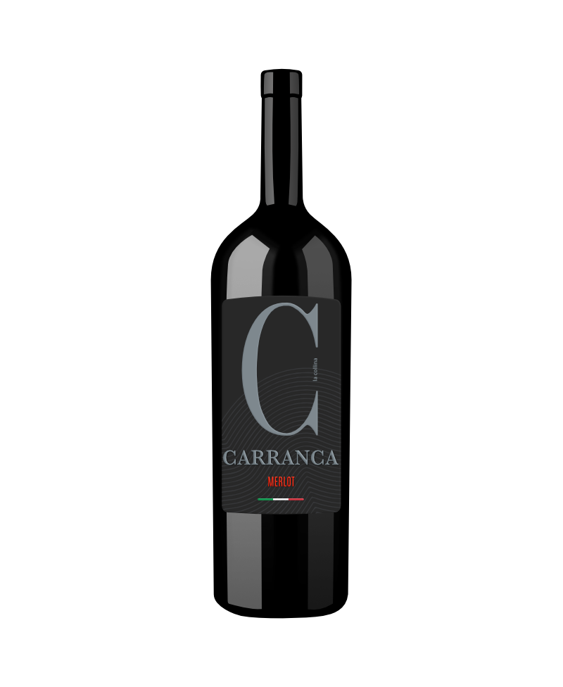 Carranca - Magnum Red Wine - Merlot - La Collina Winery - from Brisighella, Emilia-Romagna region in Italy - online wine shop
