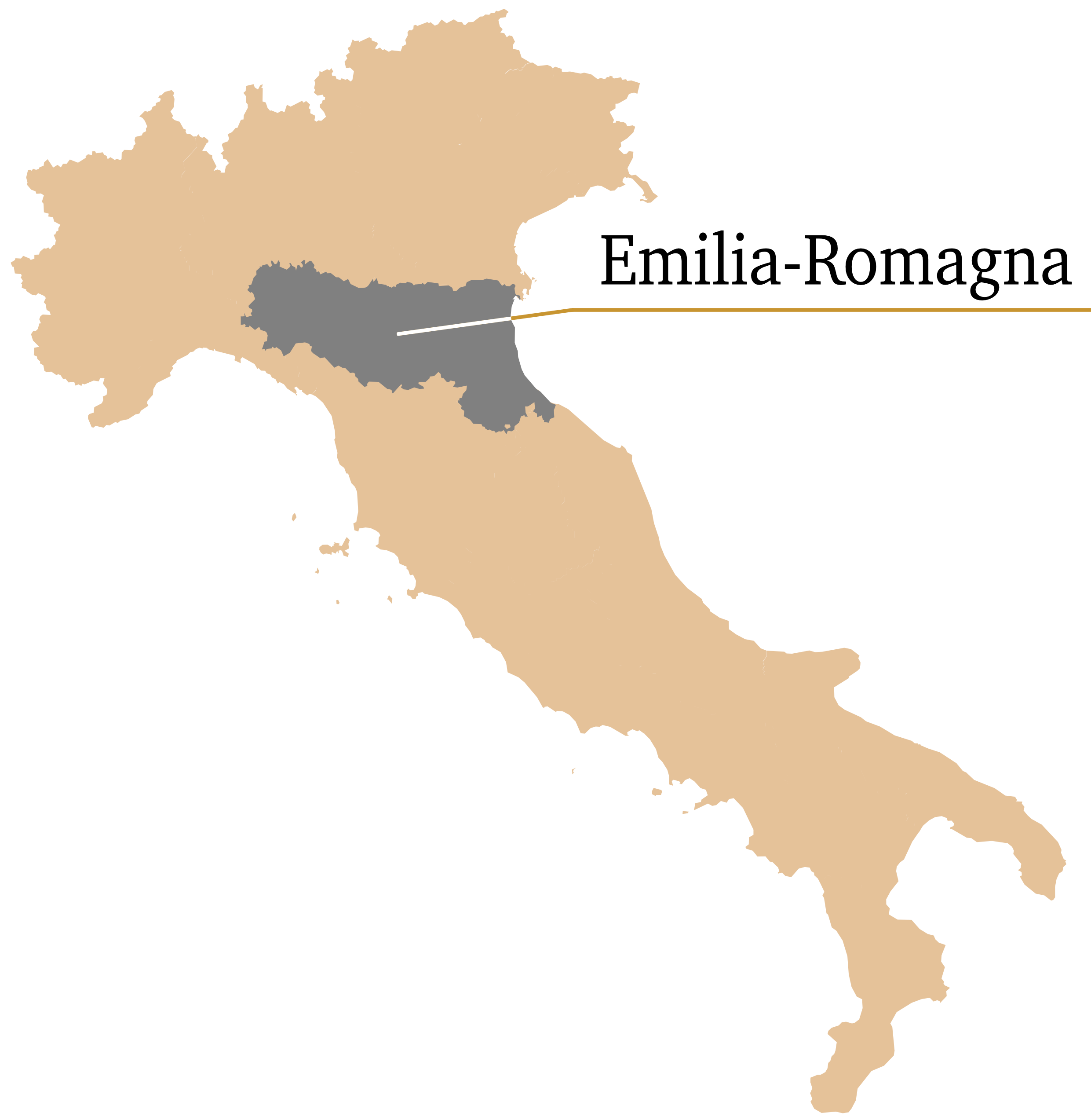 Wine from Italy in Emilia-Romagna at La Collina Winery