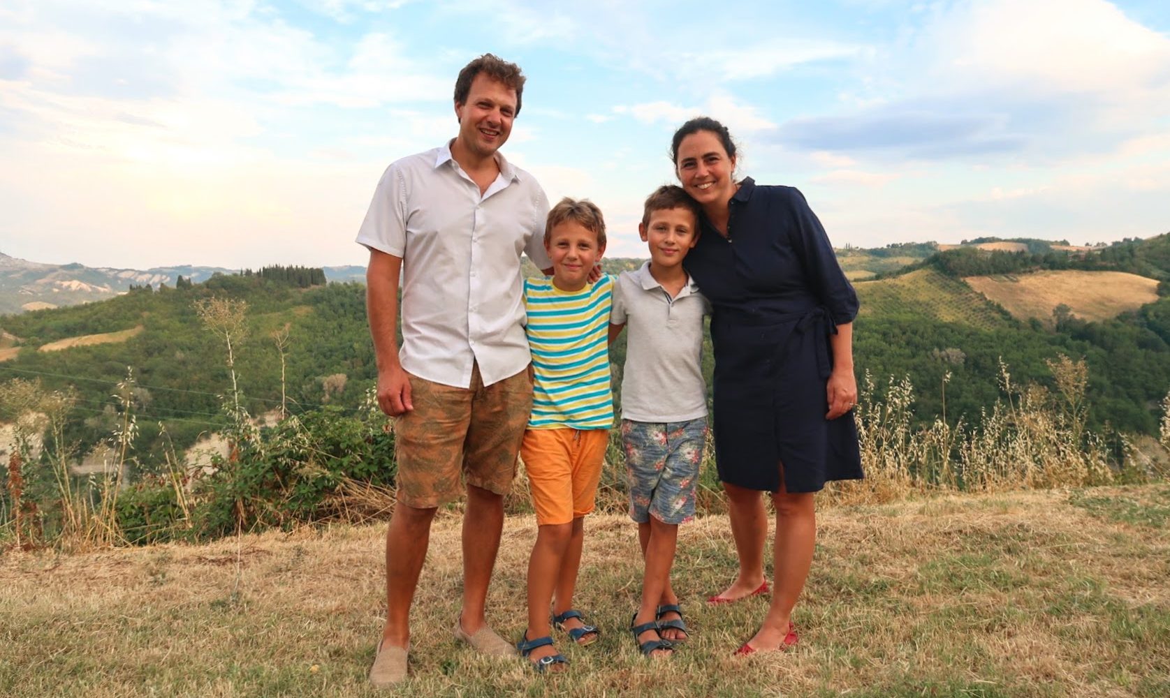 Mirja - Yvan Family at La Collina Winery in Brisighella