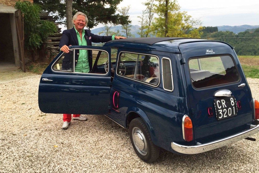 Owner Dr. Hans-Jörg Liebi at La Collina in Brisighella village - Emilia-Romagna Wine region in Italy